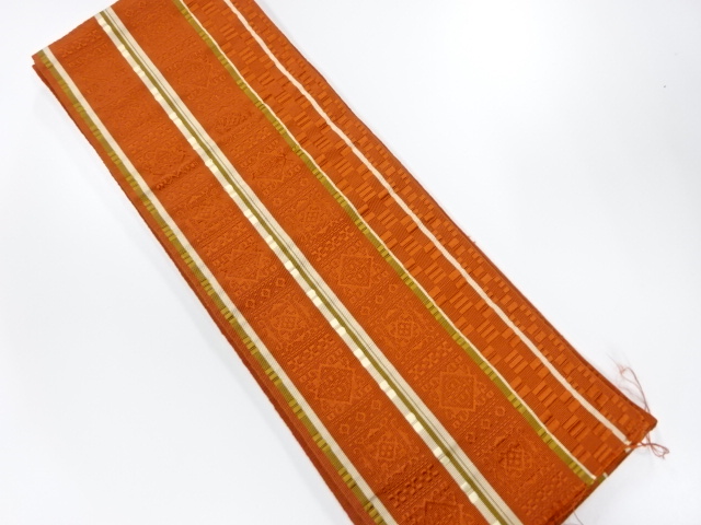 正絹　本場筑前博多　半幅帯